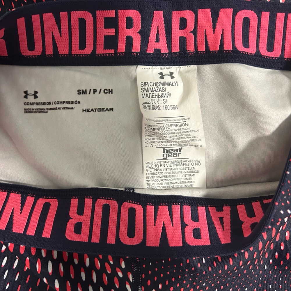 Under Armour Women's SMALL Vibrant Patterned Leggings - Picture 5 of 6